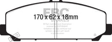 Load image into Gallery viewer, EBC 06-07 Infiniti QX56 5.6 (Akebono) Yellowstuff Front Brake Pads Brake Pads - Performance EBC   
