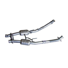 Load image into Gallery viewer, BBK 94-95 Mustang 5.0 High Flow H Pipe With Catalytic Converters - 2-1/2 Downpipe Back BBK
