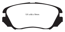 Load image into Gallery viewer, EBC 10+ Buick Allure (Canada) 3.0 Redstuff Front Brake Pads Brake Pads - Performance EBC   
