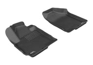 3D MAXpider 2010-2013 Kia Soul Kagu 1st Row Floormat - Black Floor Mats - Rubber 3D MAXpider   
