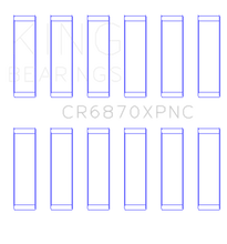 Load image into Gallery viewer, King Nissan VR38DETT (Size 0.25) pMaxKote Performance Con Rod Bearing Set Bearings King Engine Bearings
