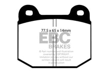 Load image into Gallery viewer, EBC 08+ Lotus 2-Eleven 1.8 Supercharged Redstuff Front Brake Pads Brake Pads - Performance EBC   
