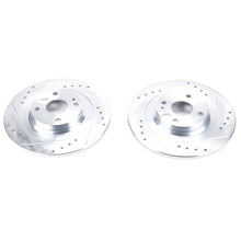 Load image into Gallery viewer, Power Stop 17-19 Fiat 124 Spider Rear Evolution Drilled &amp; Slotted Rotors - Pair Brake Rotors - Slot &amp; Drilled PowerStop   
