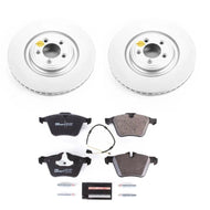 Power Stop 10-15 Jaguar XF Front Euro-Stop Brake Kit Brake Kits - OE PowerStop   