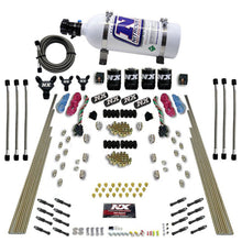 Load image into Gallery viewer, Nitrous Express 8 Cyl Dry Direct Port Dual Stage 4 Solenoids Nitrous Kit (200-600HP) w/5lb Bottle Nitrous Systems Nitrous Express

