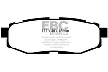 Load image into Gallery viewer, EBC 12+ Scion FR-S 2 Greenstuff Rear Brake Pads Brake Pads - Performance EBC   

