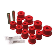 Load image into Gallery viewer, Energy Suspension 64-73 Ford Mustang Red Rear Leaf Spring Bushing Set Bushing Kits Energy Suspension
