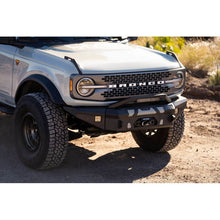 Load image into Gallery viewer, DV8 Offroad 2021+ Ford Bronco Front Bumper Winch Capable w/ Optional Bull Bar/Aux Light Opening Bumpers - Steel DV8 Offroad
