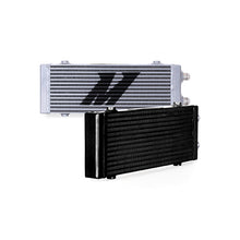 Load image into Gallery viewer, Mishimoto Universal Medium Bar and Plate Dual Pass Black Oil Cooler Oil Coolers Mishimoto
