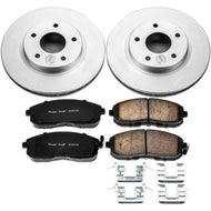 Power Stop 00-01 Infiniti I30 Front Z17 Evolution Geomet Coated Brake Kit Brake Kits - Performance Blank PowerStop