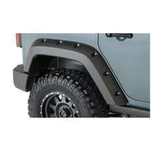 Load image into Gallery viewer, Bushwacker 07-18 Jeep Wrangler Unlimited Pocket Style Flares 2pc 4-Door Sport Utility Only - Black Fender Flares Bushwacker
