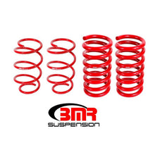 Load image into Gallery viewer, BMR 15-17 S550 Mustang Drag Version Lowering Springs (Set Of 4) - Red Lowering Springs BMR Suspension
