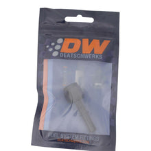 Load image into Gallery viewer, DeatschWerks 6AN Female Flare Swivel to 5/16in Male EFI Quick Disconnect - Anodized Matte Black Fuel Components Misc DeatschWerks
