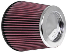 Load image into Gallery viewer, K&amp;N Universal Chrome Filter 6in Flange ID x 7.5in Base OD x 5in Top OD x 6in H Air Filters - Universal Fit K&amp;N Engineering   
