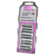 Load image into Gallery viewer, McGard SplineDrive Lug Nut (Cone Seat) M14X1.5 / 1.648in. Length (4-Pack) - Chrome (Req. Tool) Lug Nuts McGard
