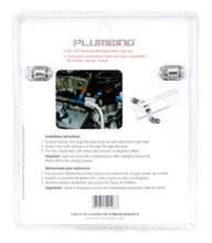 Load image into Gallery viewer, Spectre Stainless Steel Flex Fuel Line 3/8in. ID - 3ft. w/Chrome Clamps Fuel Lines Spectre
