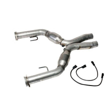 Load image into Gallery viewer, BBK BBK1637 BBK 05-10 Mustang 4.6 Short Mid X Pipe With Catalytic Converters 2-3/4 For BBK Long Tube Headers
