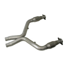 Load image into Gallery viewer, BBK BBK1637 BBK 05-10 Mustang 4.6 Short Mid X Pipe With Catalytic Converters 2-3/4 For BBK Long Tube Headers
