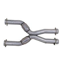 Load image into Gallery viewer, BBK BBK1786 BBK 79-04 Mustang Coyote Swap Short Mid X Pipe w Catalytic Converters 3.0 For BBK Long Tube Headers
