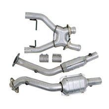 Load image into Gallery viewer, BBK BBK1618 BBK 96-98 Mustang 4.6 Cobra High Flow X Pipe With Catalytic Converters - 2-1/2
