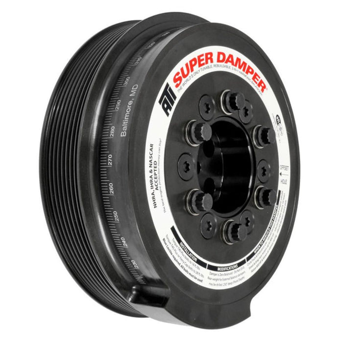 ATI Damper - 7.95in - Steel - 8 Grv - Ford 6.0 - Powerstroke - 03-07 - Ext Bal - 3 Ring - Diesel Crankshaft Dampers ATI