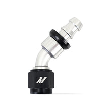 Load image into Gallery viewer, Mishimoto 45 Degree Push Lock Fitting - 6AN Fittings Mishimoto
