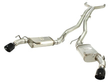 Load image into Gallery viewer, aFe MACHForce XP Exhaust 3in Stainless Stee CB/10-13 Chevy Camaro V8-6.2L (td) (gloss blk tip) Catback aFe
