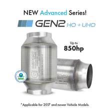 Load image into Gallery viewer, GESI G-Sport 6PK 400 CPSI EPA Compliant 2.5in Inlet/Outlet GEN2 High Output Catalytic Conv Assembly Catalytic Converter Universal G-Sport
