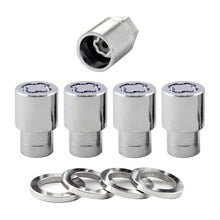 Load image into Gallery viewer, McGard Wheel Lock Nut Set - 4pk. (Reg. Shank Seat) 1/2-20 / 13/16 Hex / 1.38in. Length - Chrome Lug Nuts McGard
