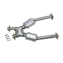 Load image into Gallery viewer, BBK 96-04 Mustang 4.6 GT / Cobra Short Mid X Pipe w Catalytic Converters 2-1/2 For Long Tube Headers X Pipes BBK

