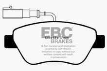 Load image into Gallery viewer, EBC 10-11 Fiat 500 1.4 (Bosch Calipers) Greenstuff Front Brake Pads Brake Pads - Performance EBC   
