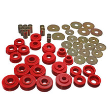 Load image into Gallery viewer, Energy Suspension 65-70 Impala/Caprice Red Body Mount Set Bushing Kits Energy Suspension
