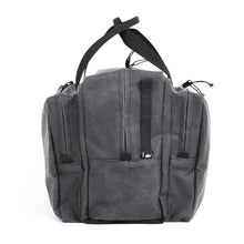 Load image into Gallery viewer, Go Rhino XVenture Gear Bag - Large (13x14x22in. Closed) 12oz Waxed Canvas - Black Cargo Boxes &amp; Bags Go Rhino

