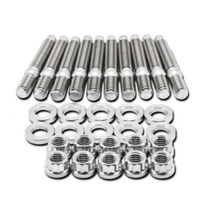Load image into Gallery viewer, BLOX Racing SUS303 Stainless Steel Exhaust Manifold Stud Kit M8 x 1.25mm 45mm in Length - 9-piece Hardware Kits - Other BLOX Racing

