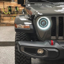 Load image into Gallery viewer, Oracle Jeep Wrangler JL Oculus Bi-LED Projector Headlights- Graphite Metallic - 5500K SEE WARRANTY Headlights ORACLE Lighting
