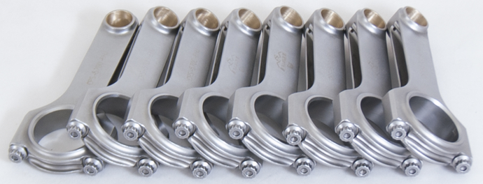 Eagle Small Block Chevy w/ L19 Bolts H-Beam Connecting Rods (Set of 8) Connecting Rods - 8Cyl Eagle   
