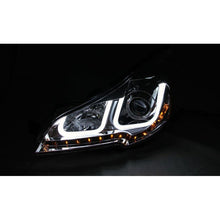Load image into Gallery viewer, ANZO 2010-2014 Subaru Outback Projector Headlights w/ U-Bar Black Headlights ANZO
