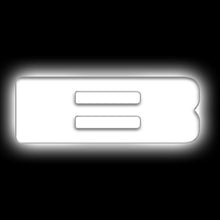 Load image into Gallery viewer, ORACLE Lighting Universal Illuminated LED Letter Badges - Matte Wht Surface Finish - B SEE WARRANTY Light Accessories and Wiring ORACLE Lighting
