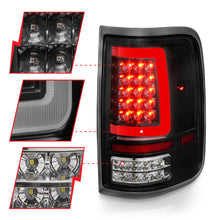 Load image into Gallery viewer, ANZO 2004-2006 Ford F-150 LED Tail Lights w/ Light Bar Black Housing Clear Lens Tail Lights ANZO
