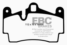 Load image into Gallery viewer, EBC 11-15 Audi Q7 3.0 Supercharged Yellowstuff Rear Brake Pads Brake Pads - Performance EBC   
