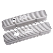 Load image into Gallery viewer, Edelbrock Valve Cover Classic Series Chevrolet 1959-1986 262-400 CI V8 w/ Breather Holes Satin Valve Covers Edelbrock
