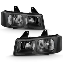 Load image into Gallery viewer, ANZO 2003-2017 Chevy Express Crystal Headlight Black Headlights ANZO

