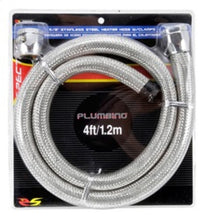 Load image into Gallery viewer, Spectre Stainless Steel Flex Heater Hose Kit 5/8in. Diameter - 4ft. Chrome Hoses Spectre
