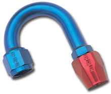 Load image into Gallery viewer, Russell Performance -6 AN Red/Blue 180 Degree Full Flow Hose End (1in Centerline Radius) Fittings Russell
