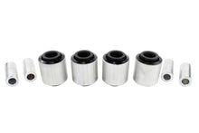 Load image into Gallery viewer, Whiteline Plus 5/95-03 Infiniti QX4 / 8/86-8/95 Pathfinder Rear Trailing Arm - Upper &amp; Lwr Bushing Bushing Kits Whiteline

