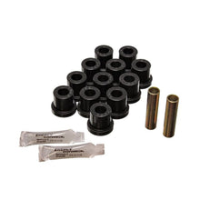 Load image into Gallery viewer, Energy Suspension 55 Chevy Bel Air Black Rear Leaf Spring Bushing Set Bushing Kits Energy Suspension
