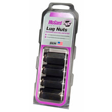 Load image into Gallery viewer, McGard Hex Lug Nut (Cone Seat) M14X1.5 / 13/16 Hex / 1.945in. Length (4-Pack) - Black Lug Nuts McGard
