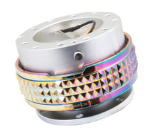 Load image into Gallery viewer, NRG Quick Release Kit - Pyramid Edition - Silver Body / Neochrome Pyramid Ring Quick Release Adapters NRG
