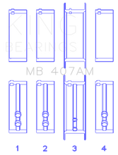 Load image into Gallery viewer, King Chrysler Valient Crankshaft Main Bearings Bearings King Engine Bearings
