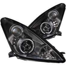 Load image into Gallery viewer, ANZO 2000-2005 Toyota Celica Projector Headlights w/ Halo Black Headlights ANZO
